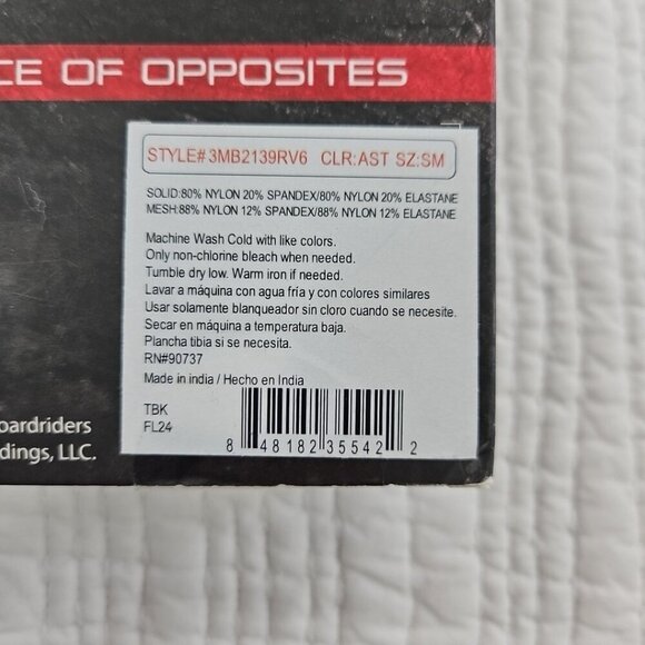 RVCA Men's Microfiber Boxer Briefs Size S (28-30) 3-Pack Stretch Flex Fit NIB - Picture 6 of 11